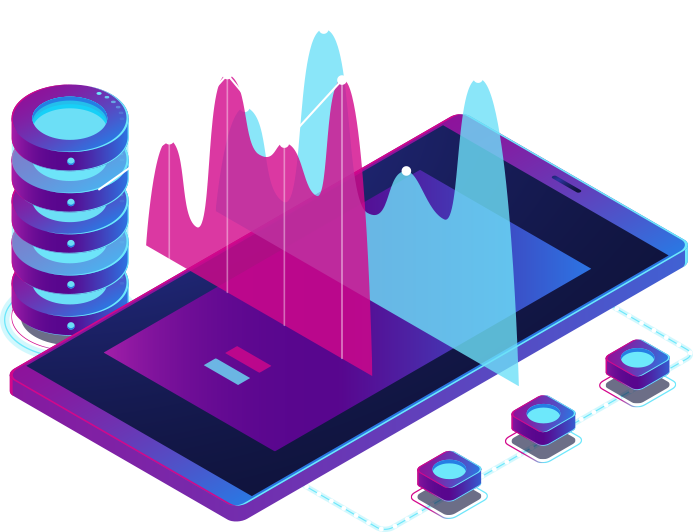Digital Currency Market Values Illustration